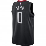 Maillot NBA Houston Rockets Jalen Green 0 Jordan 2022-23 Statement Edition Noir Swingman - Homme